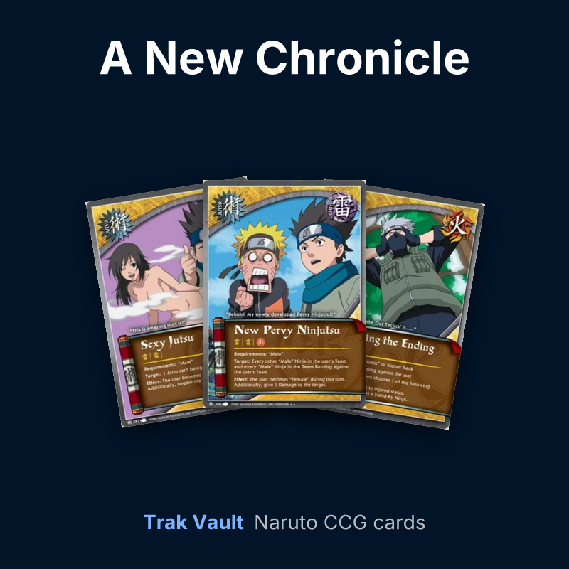 A New Chronicle Naruto cards: Sexy Jutsu, New Pervy Ninjutsu and Revealing the Ending
