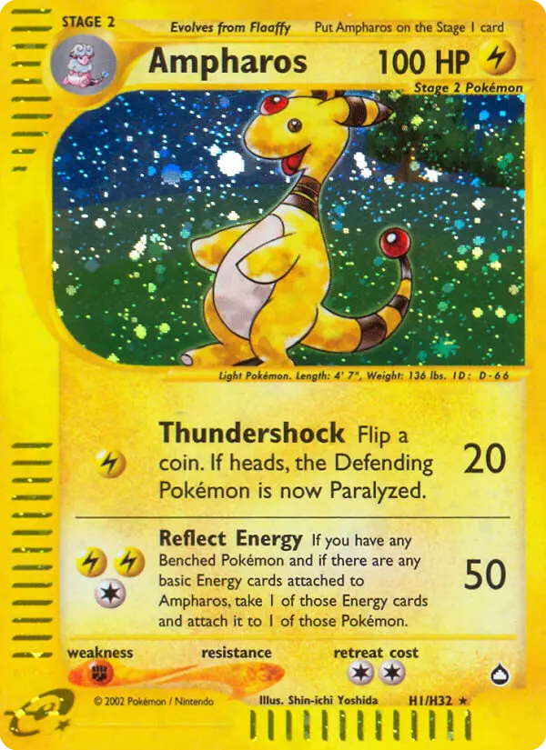 Ampharos — Aquapolis