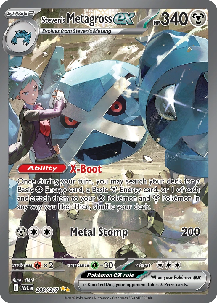 Steven's Metagross ex — Ascended Heroes