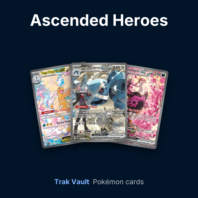 Ascended Heroes Pokémon cards: Mega Dragonite ex, Steven's Metagross ex and Fezandipiti ex