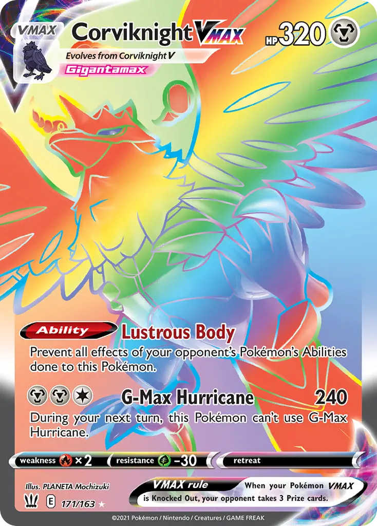 Corviknight VMAX — Battle Styles