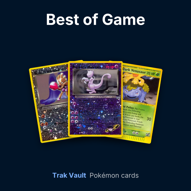 Best of Game Pokémon cards: Rocket's Hitmonchan, Rocket's Mewtwo and Dark Venusaur