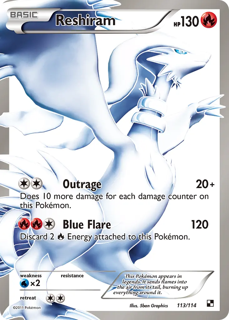 Reshiram — Black & White