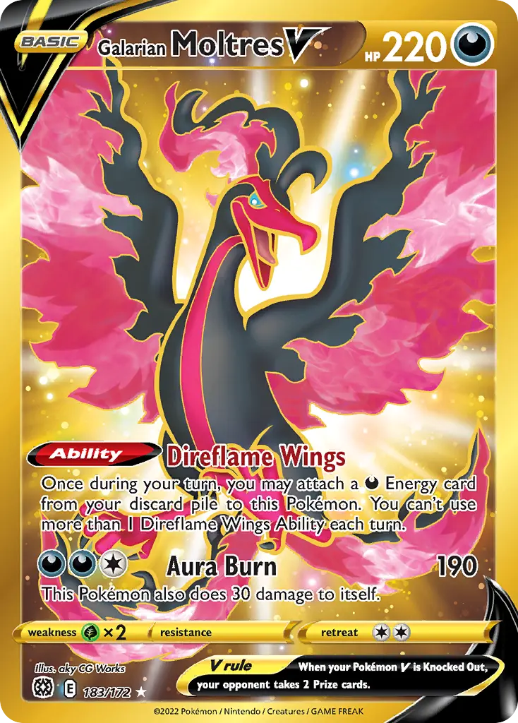 Galarian Moltres V — Brilliant Stars