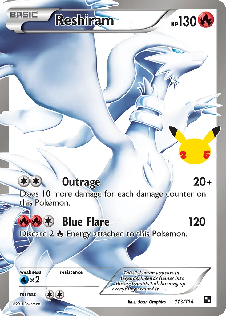 Reshiram — Celebrations: Classic Collection