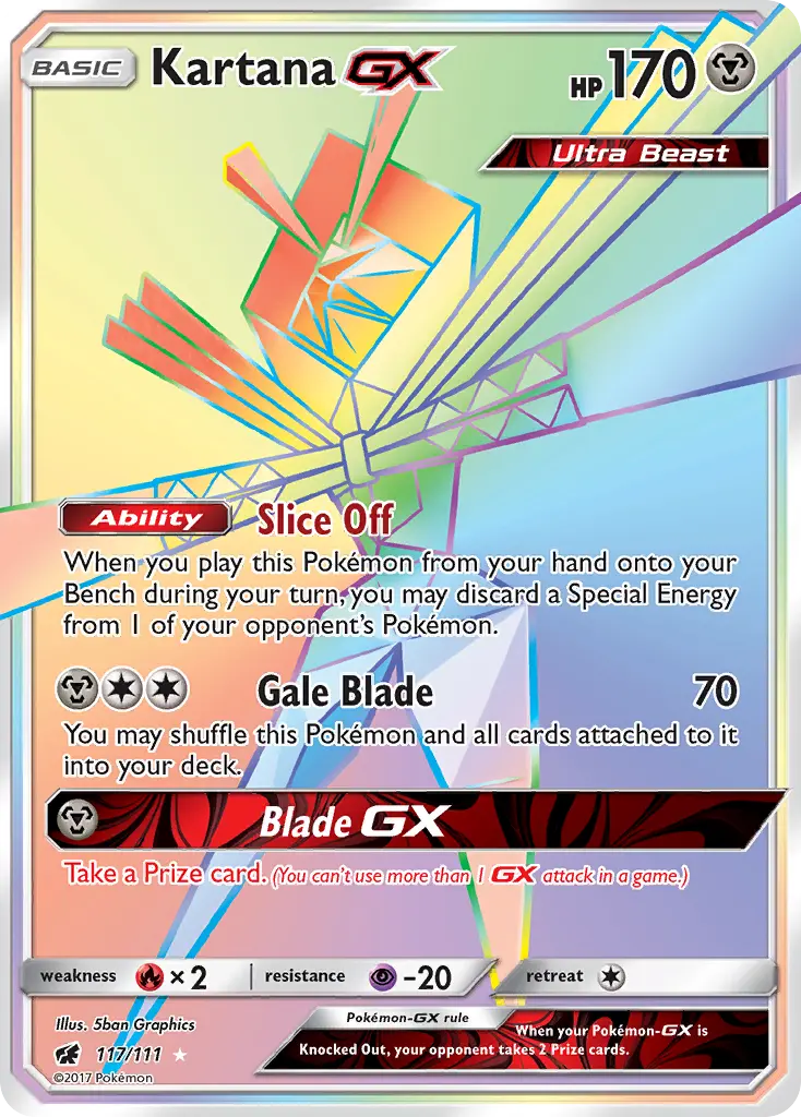 Kartana-GX — Crimson Invasion