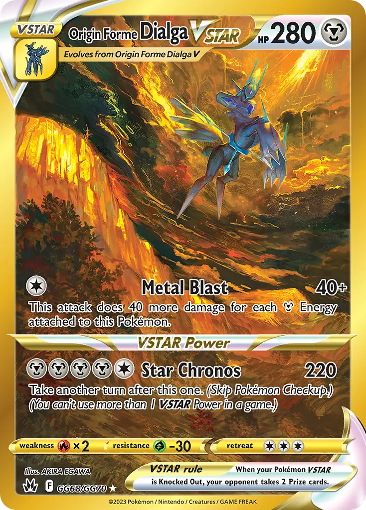Origin Forme Dialga VSTAR — Crown Zenith Galarian Gallery