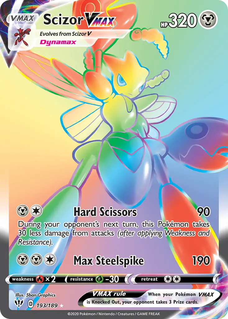 Scizor VMAX — Darkness Ablaze