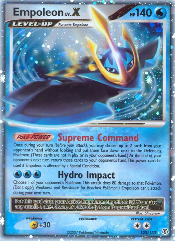 Empoleon LV.X — Diamond & Pearl