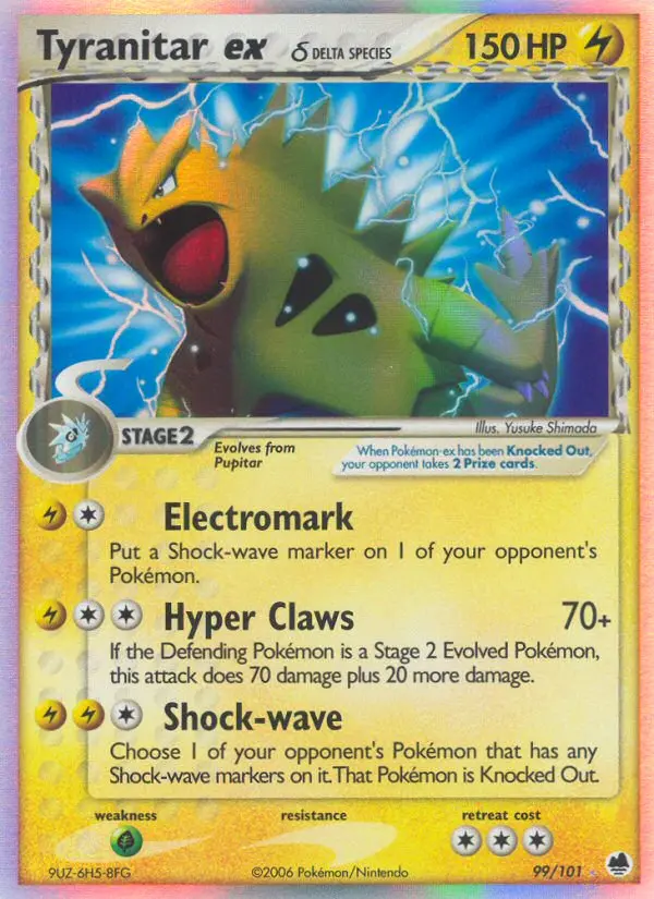 Tyranitar ex δ — Dragon Frontiers