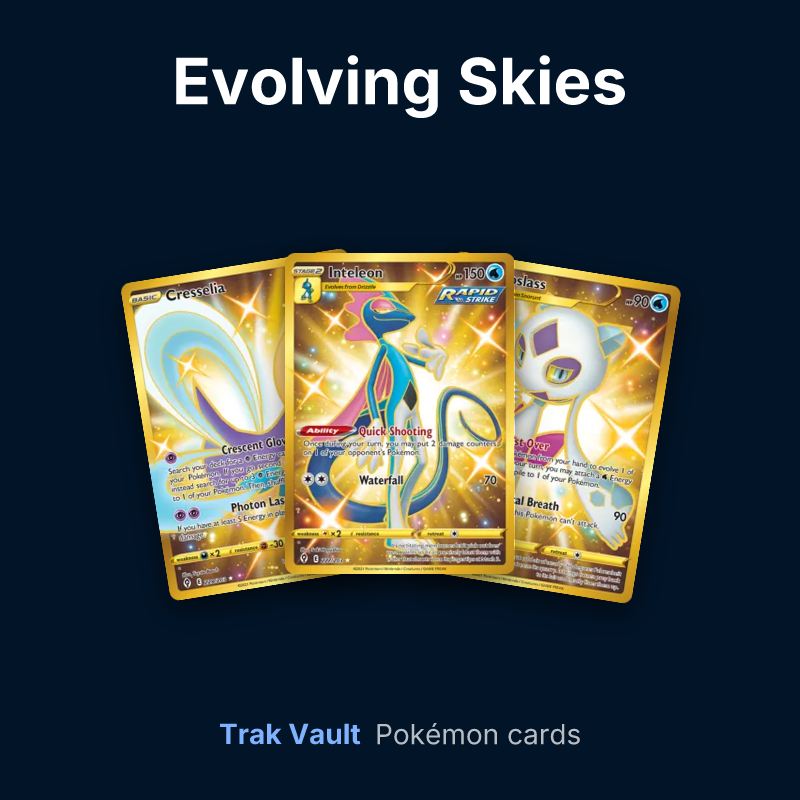 Evolving Skies Pokémon cards: Cresselia, Inteleon and Froslass