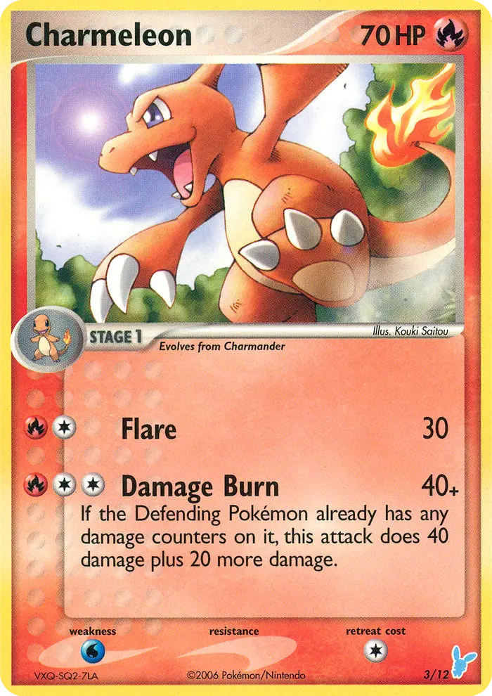 Charmeleon — EX Trainer Kit 2 Minun
