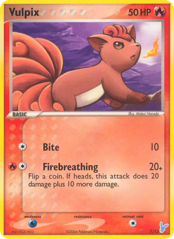 Vulpix — EX Trainer Kit 2 Minun