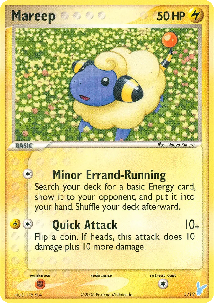 Mareep — EX Trainer Kit 2 Minun