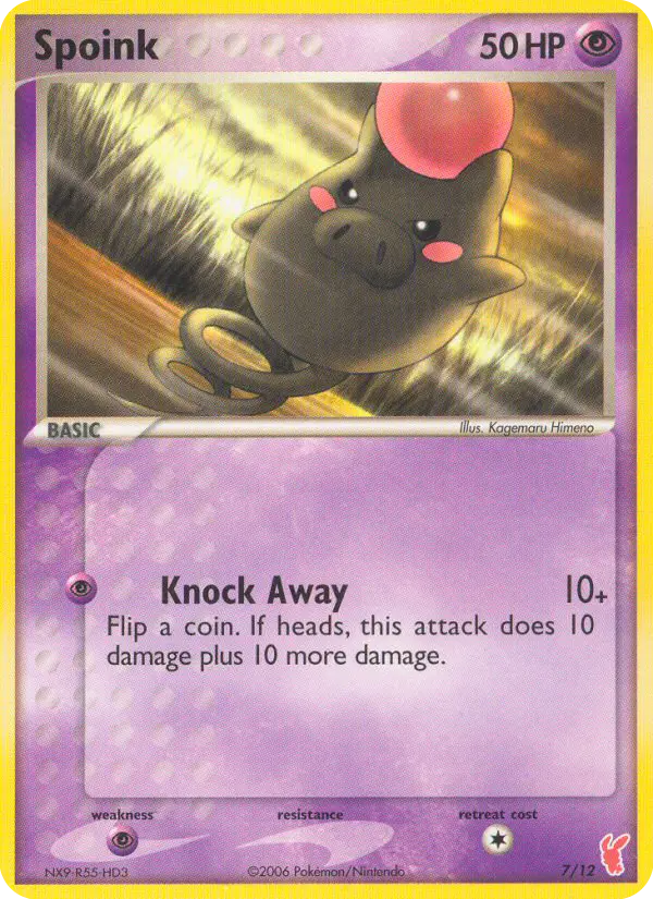 Spoink — EX Trainer Kit 2 Plusle