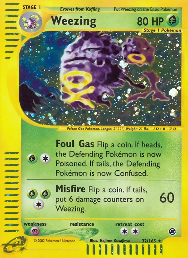 Weezing — Expedition Base Set