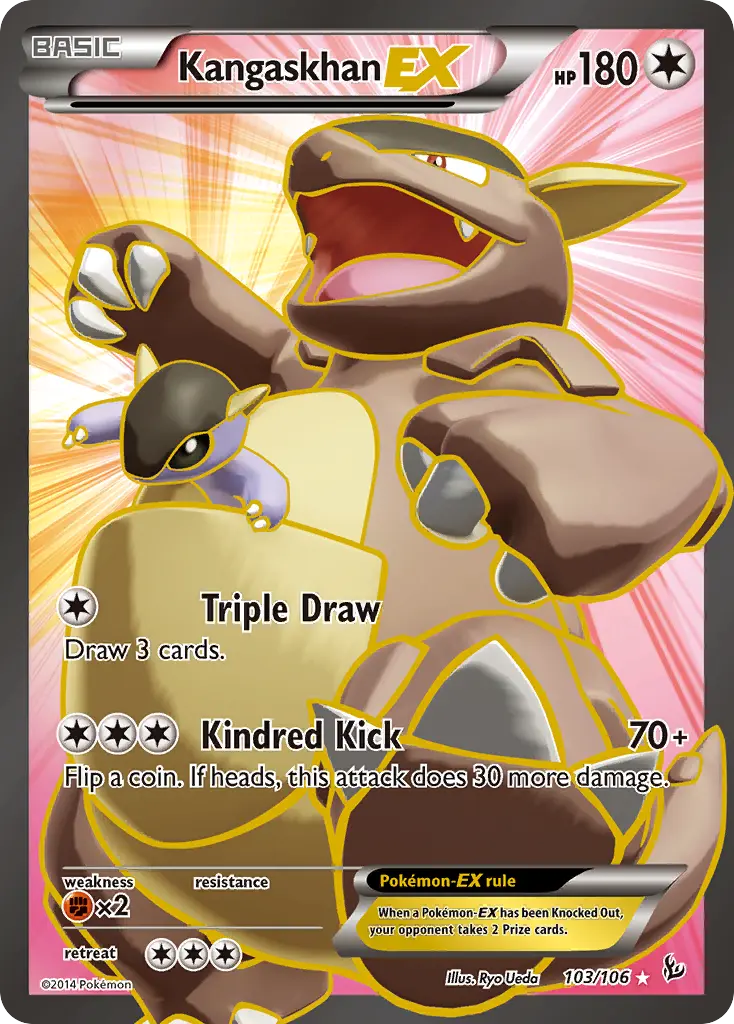 Kangaskhan-EX — Flashfire