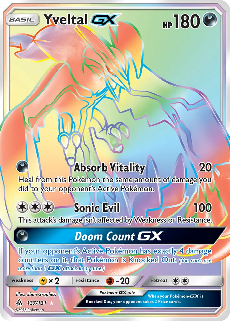 Yveltal-GX — Forbidden Light