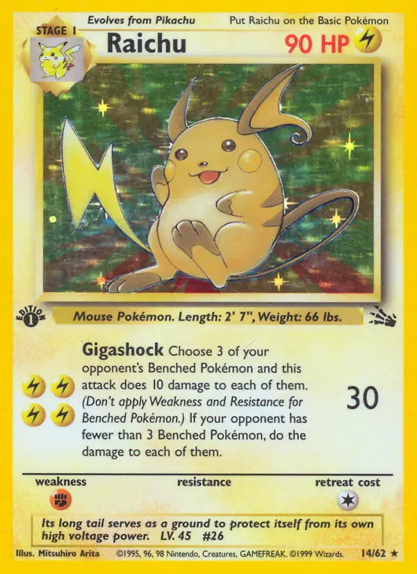 Raichu — Fossil