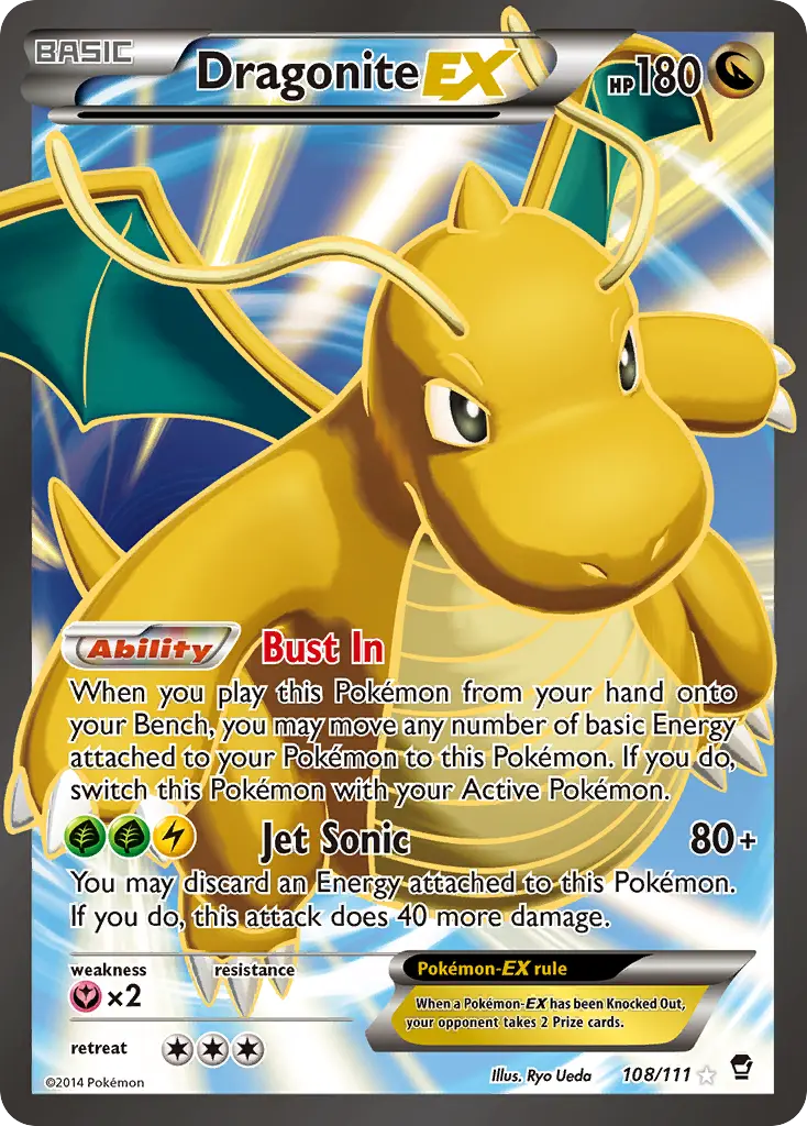 Dragonite-EX — Furious Fists