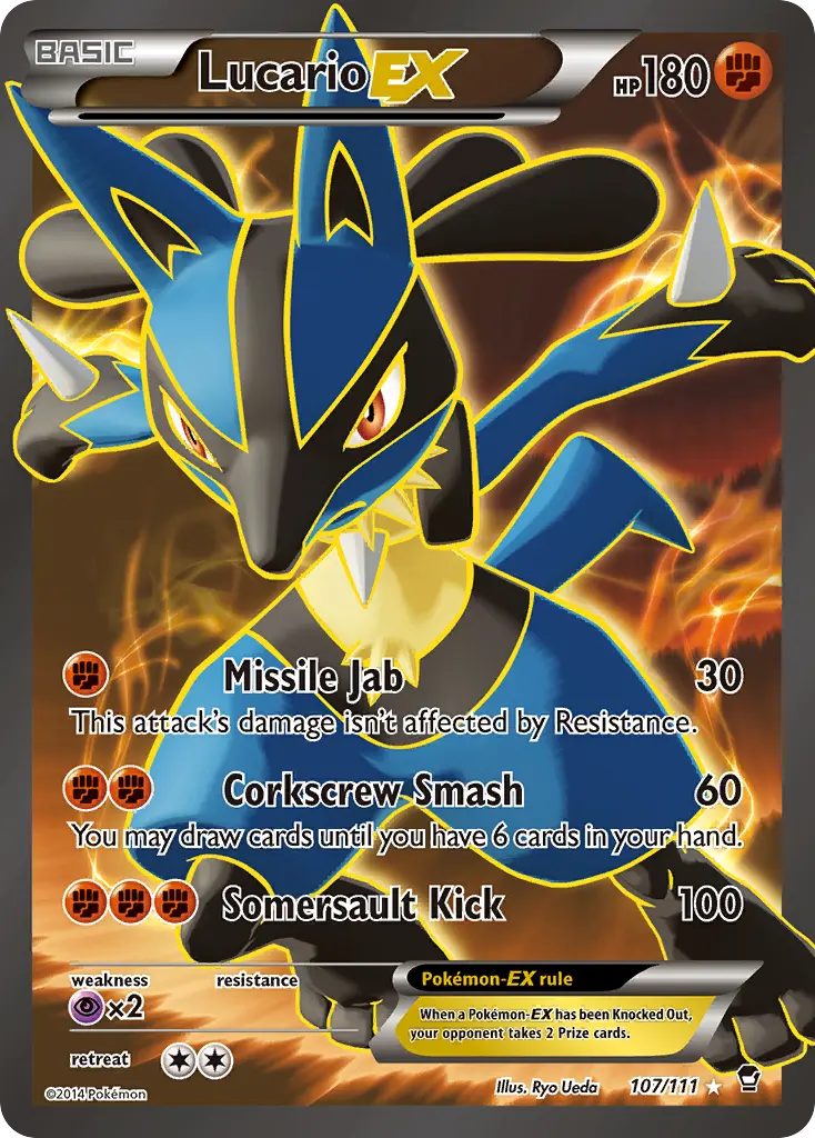 Lucario-EX — Furious Fists