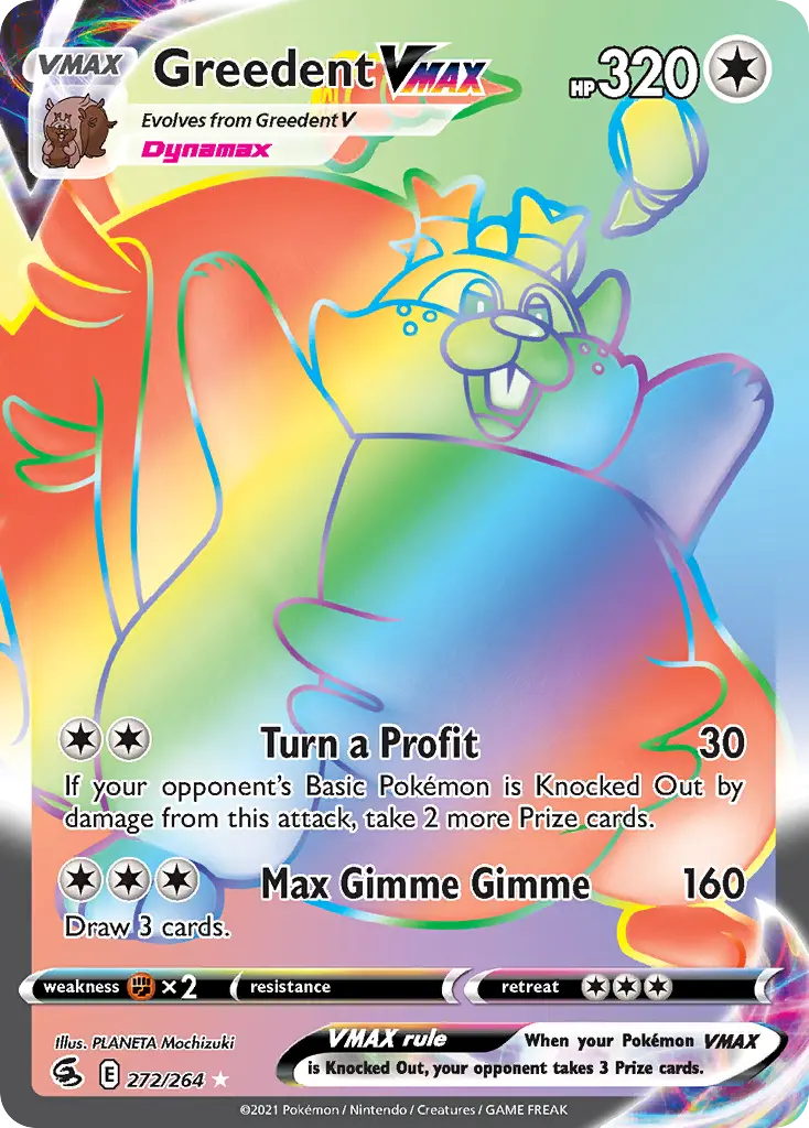 Greedent VMAX — Fusion Strike