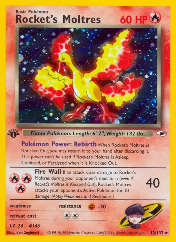 Rocket's Moltres — Gym Heroes
