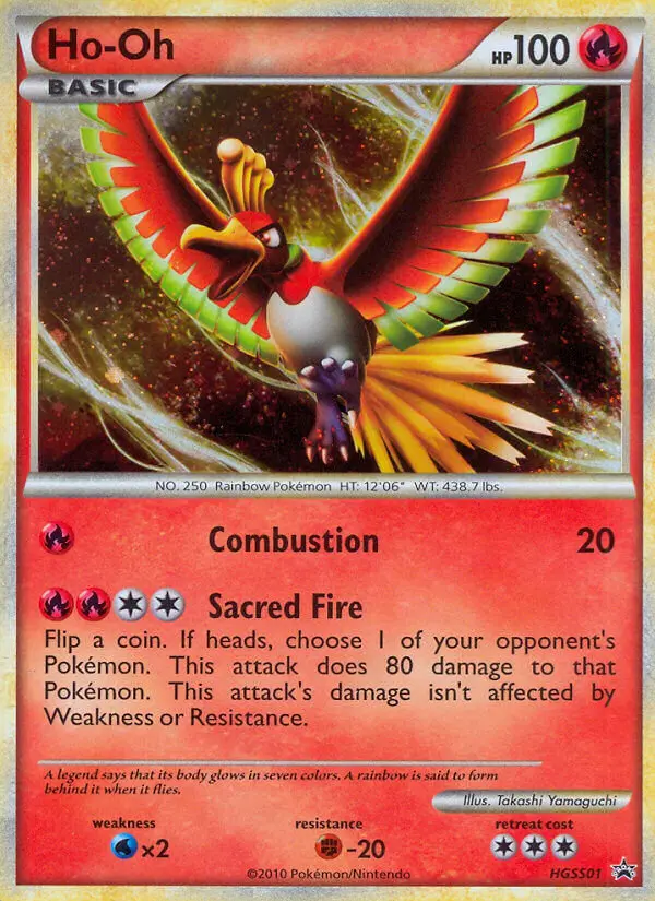 Ho-Oh — HGSS Black Star Promos