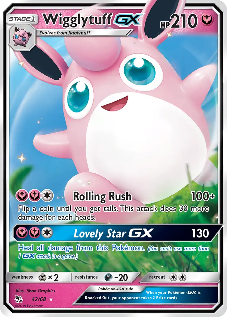 Wigglytuff-GX — Hidden Fates