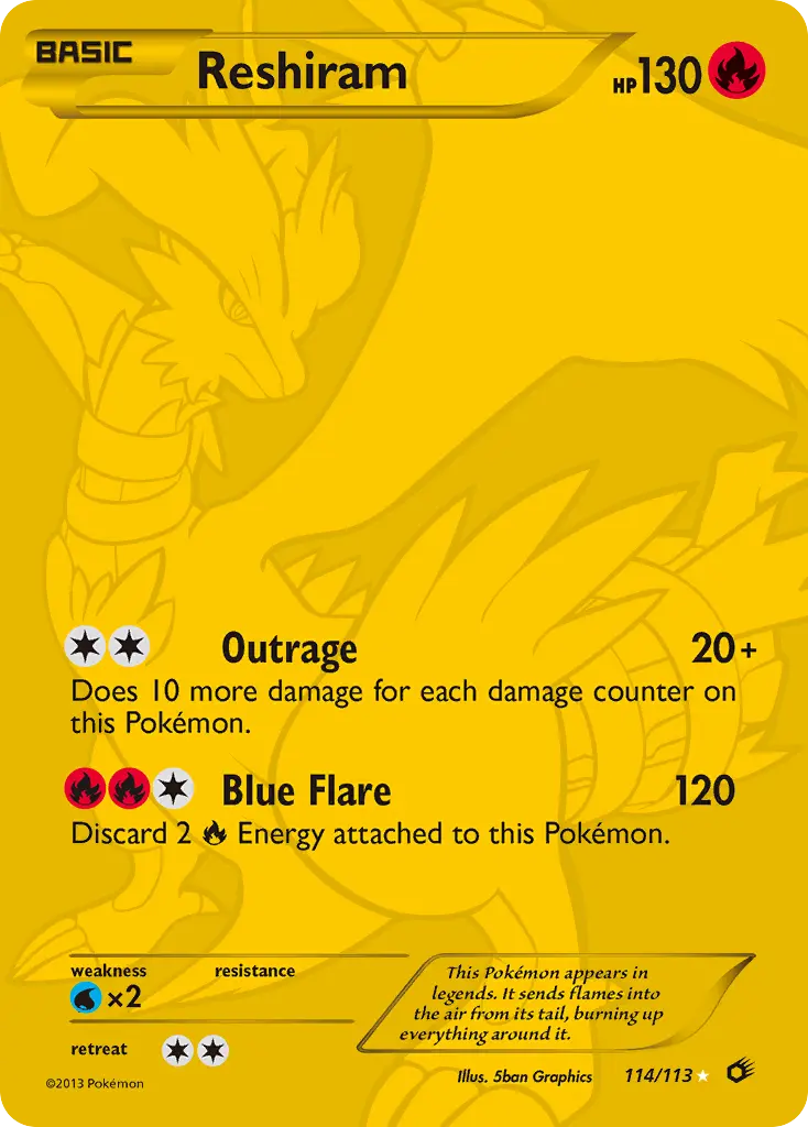 Reshiram — Legendary Treasures