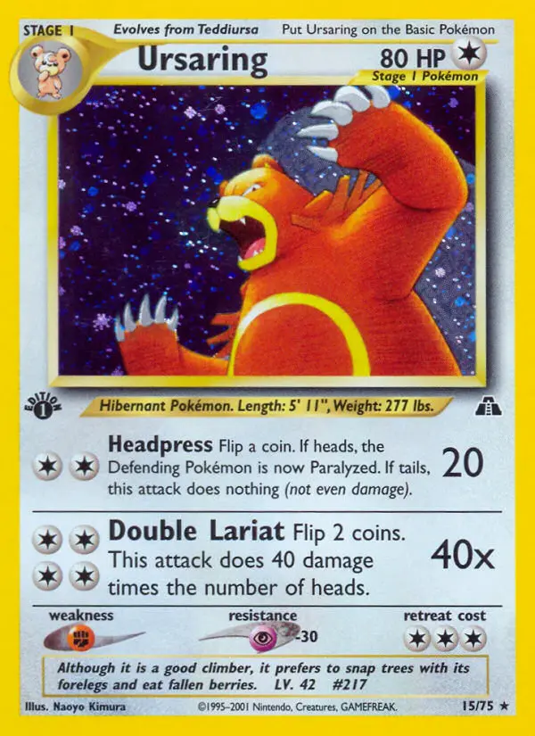 Ursaring — Neo Discovery