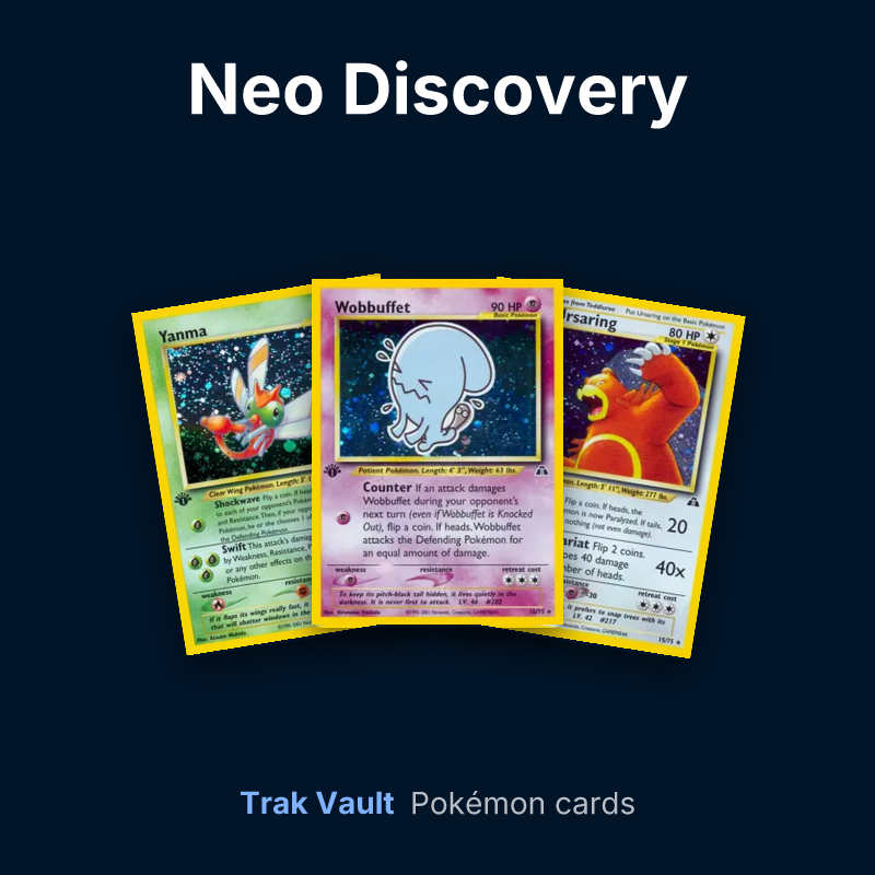 Neo Discovery Pokémon cards: Yanma, Wobbuffet and Ursaring