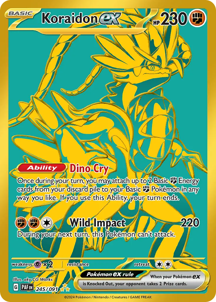 Koraidon ex — Paldean Fates