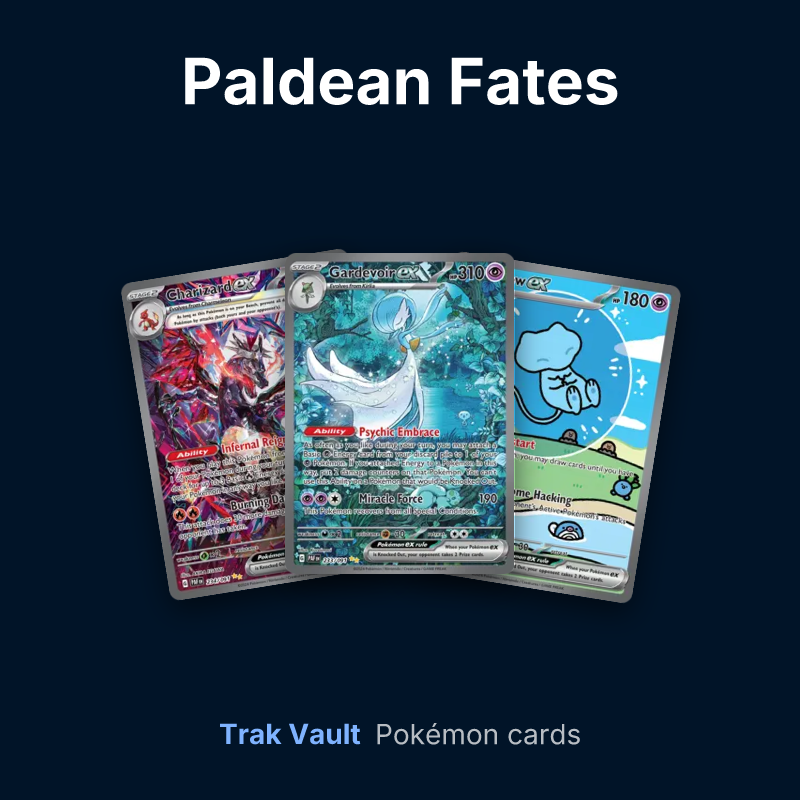 Paldean Fates Pokémon cards: Charizard ex, Gardevoir ex and Mew ex