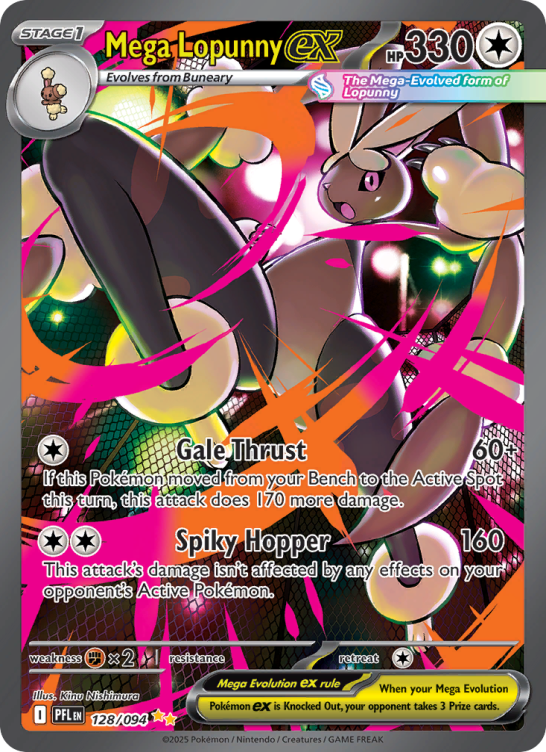 Mega Lopunny ex — Phantasmal Flames