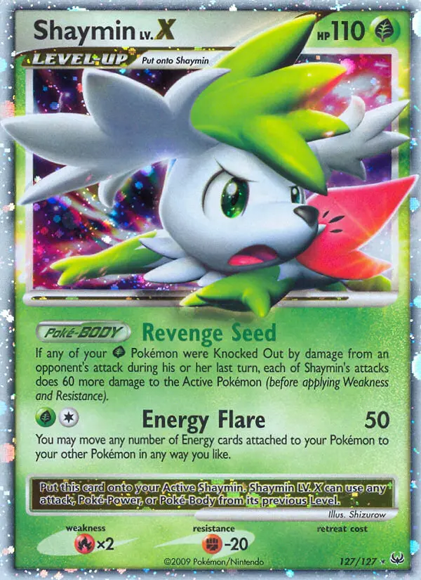 Shaymin LV.X — Platinum