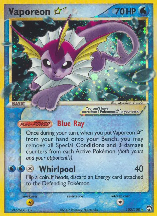 Vaporeon ★ — Power Keepers