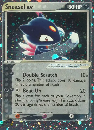 Sneasel ex — Ruby & Sapphire