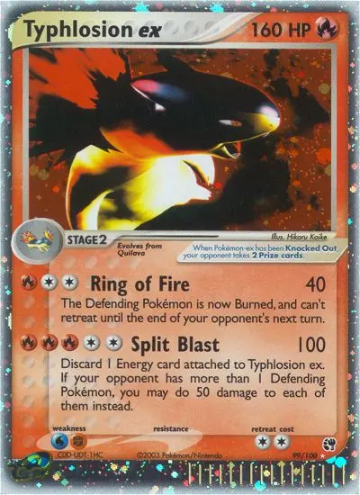 Typhlosion ex — Sandstorm