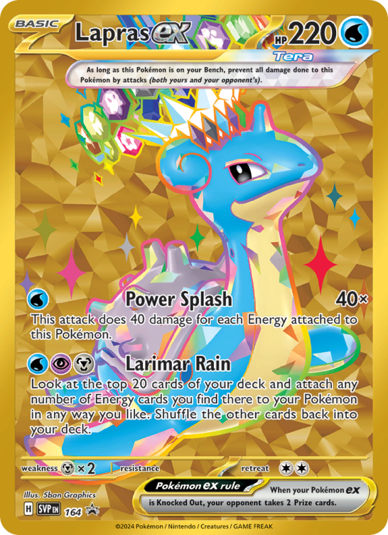 Lapras ex — Scarlet & Violet Black Star Promos