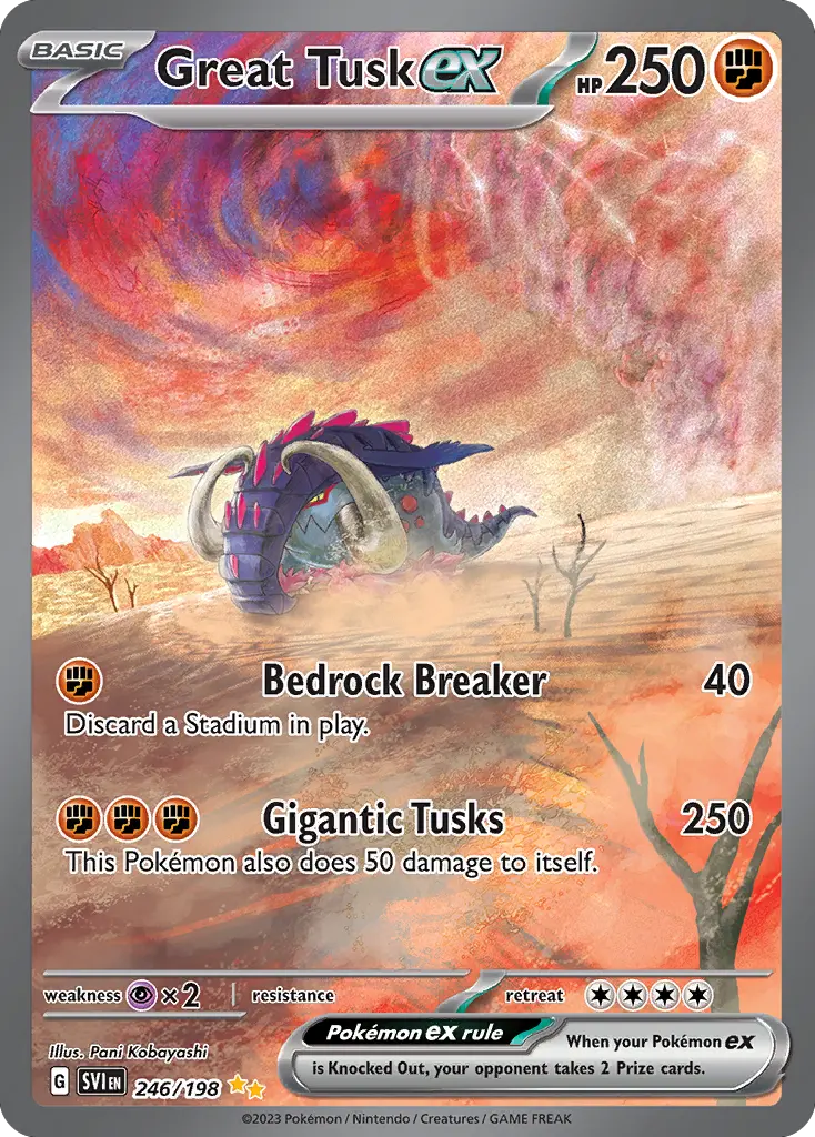 Great Tusk ex — Scarlet & Violet