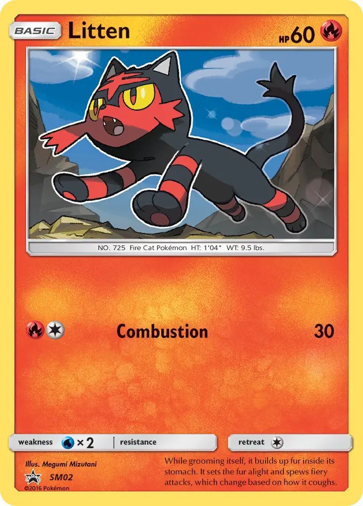 Litten — SM Black Star Promos