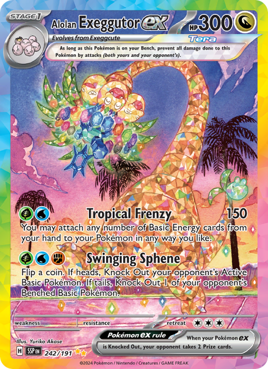 Alolan Exeggutor ex — Surging Sparks
