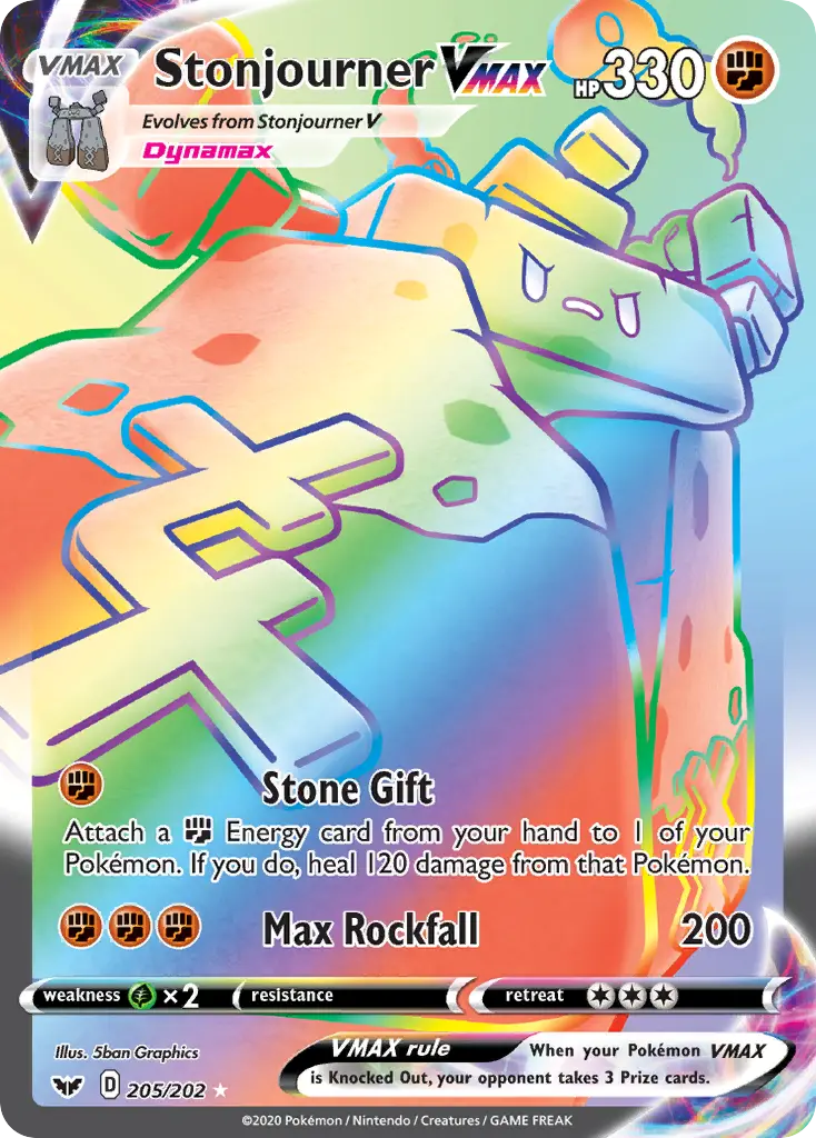 Stonjourner VMAX — Sword & Shield
