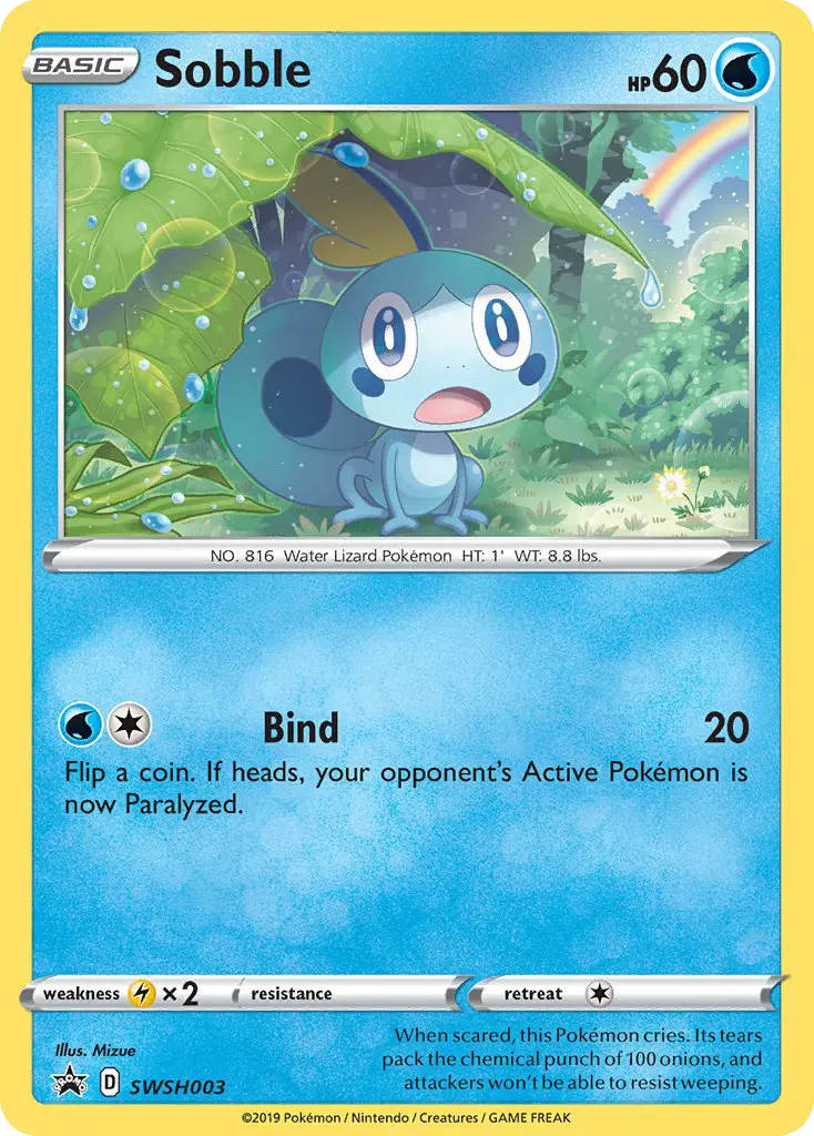 Sobble — SWSH Black Star Promos