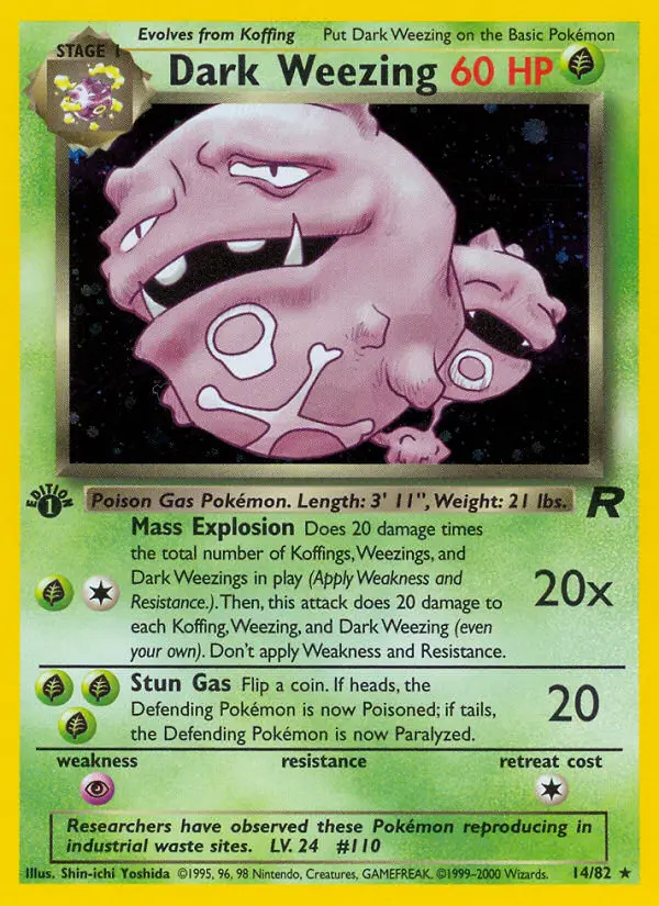 Dark Weezing — Team Rocket
