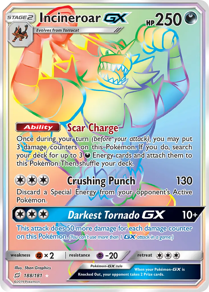Incineroar-GX — Team Up