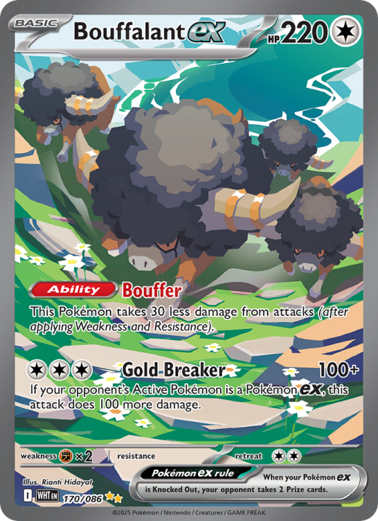 Bouffalant ex — White Flare