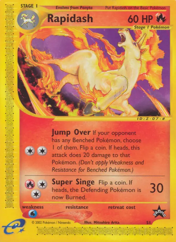 Rapidash — Wizards Black Star Promos