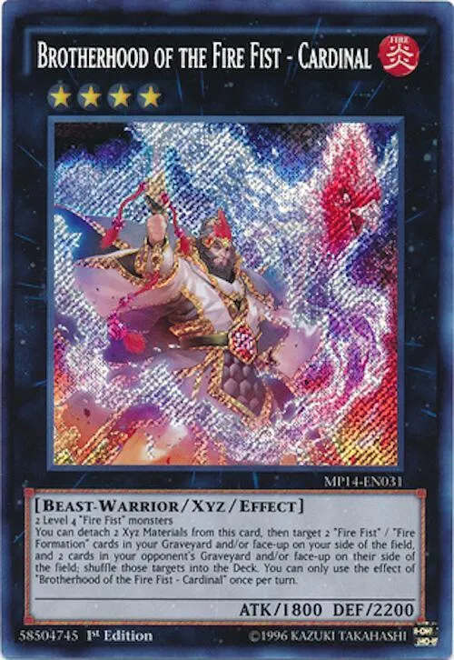 Brotherhood of the Fire Fist - Cardinal — 2014 Mega-Tin Mega Pack